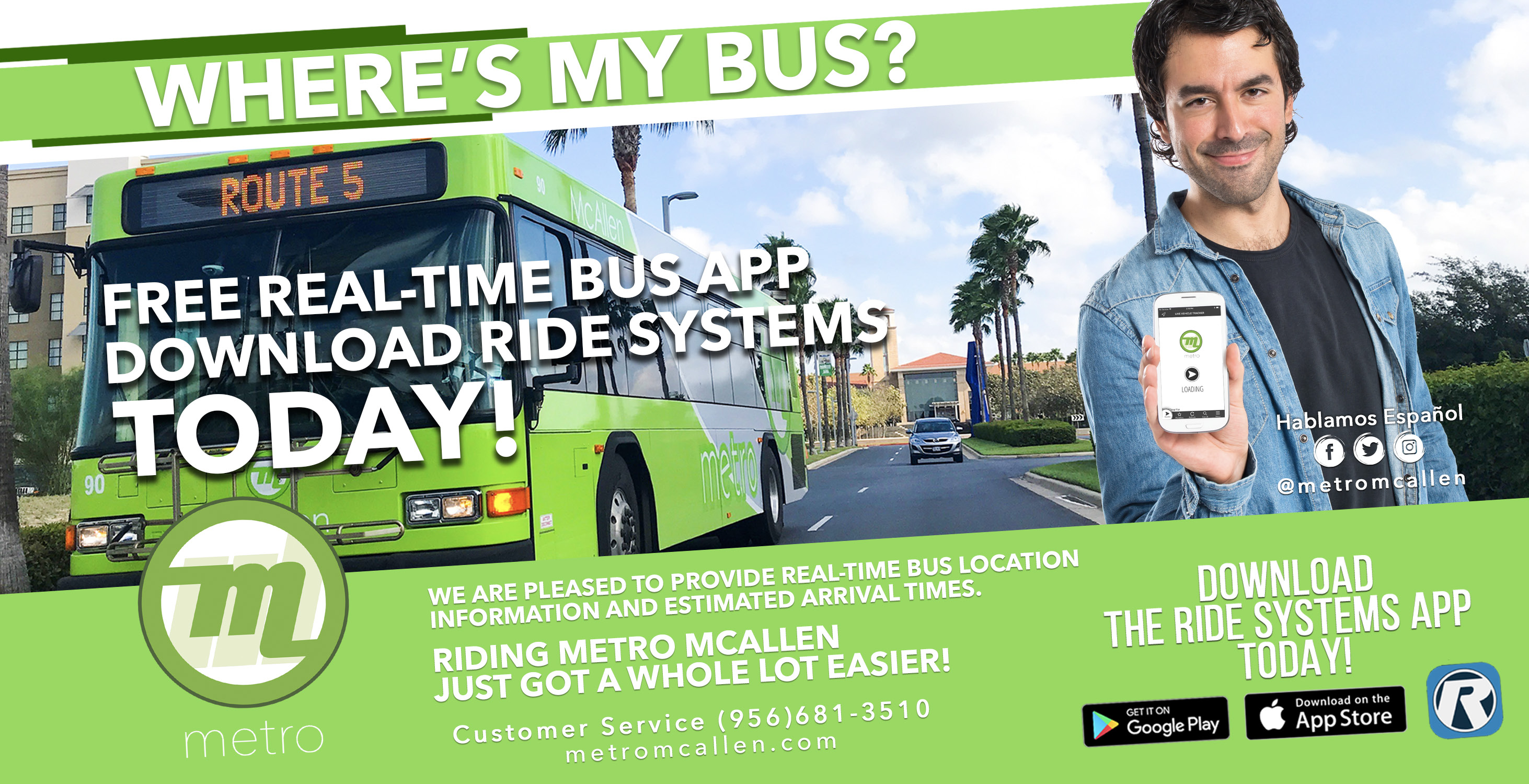 Ride Systems Metro App